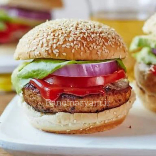 برگر بوقلمون